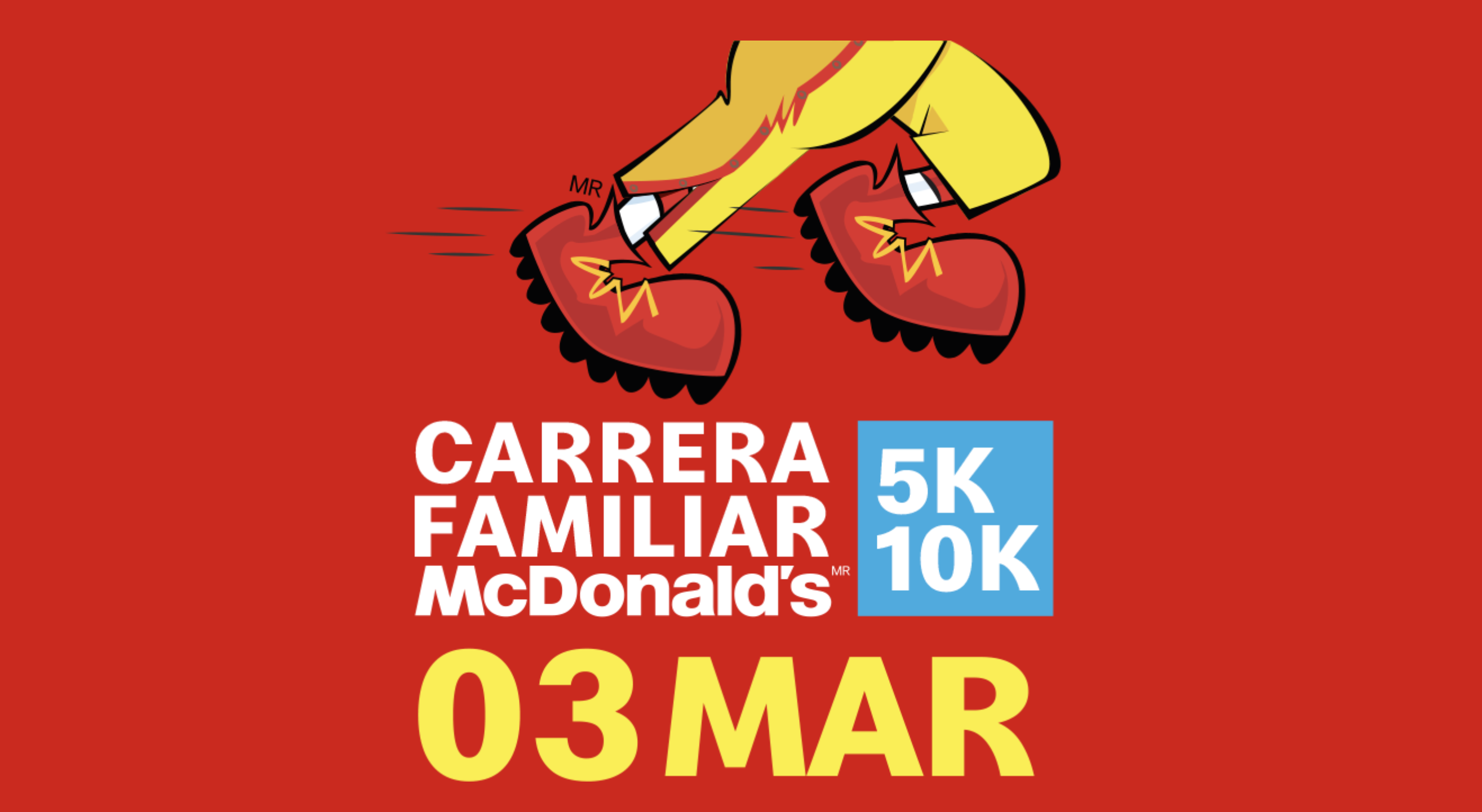 carrera familiar mcdonalds 5k 10k 03 marzo guatemala