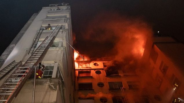 Sospechosa del incendio mortal en París