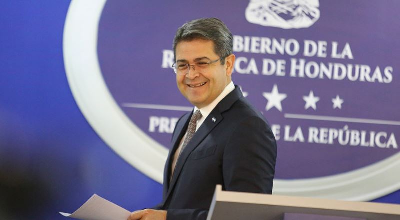 Presidente de Honduras dice que se construye relación bilateral en seguridad con EEUU