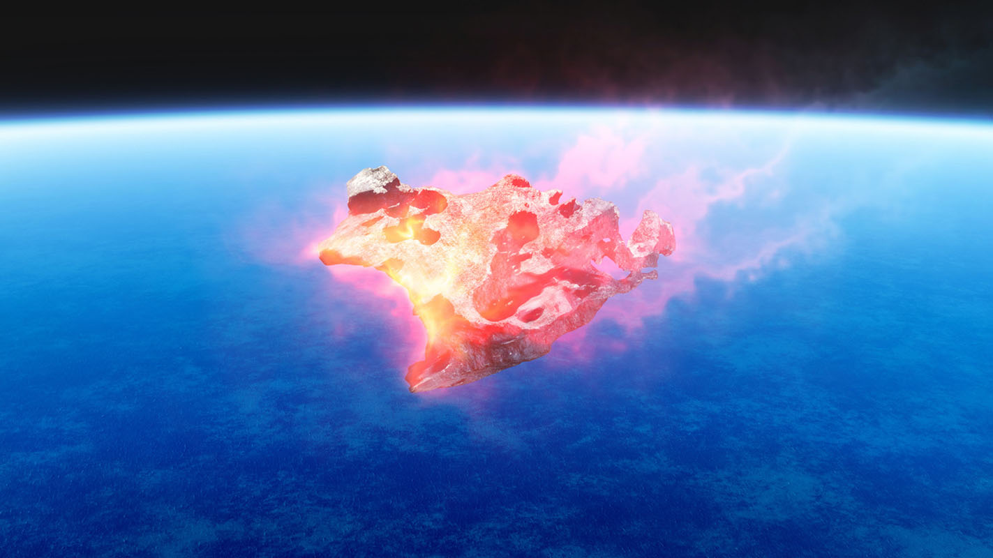 NASA detecta explosión de meteorito