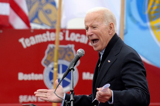Joe Biden, se lanza a la campaña. Foto: AFP.