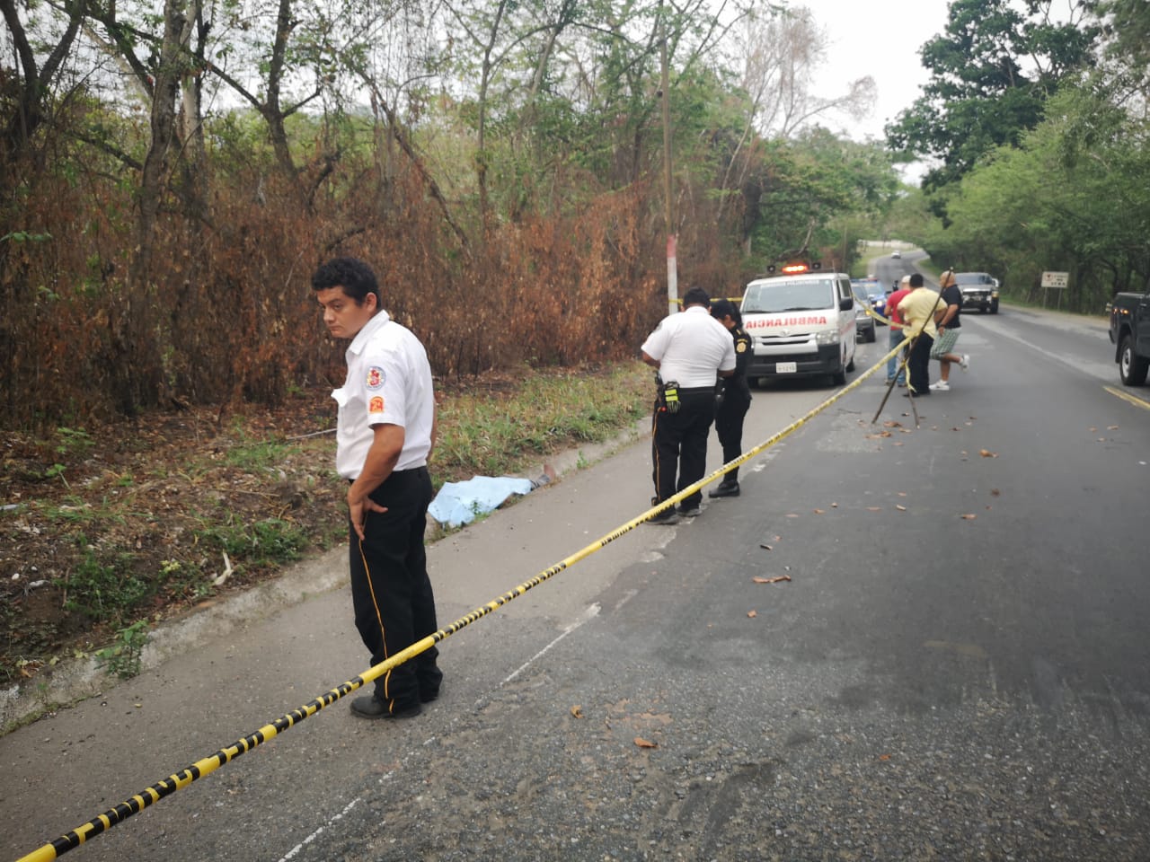 Asesinan a supuesto narcotraficante. Foto PNC de Guatemala