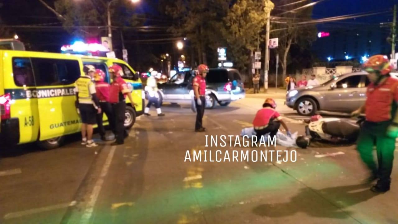 Accidente en la Reforma.