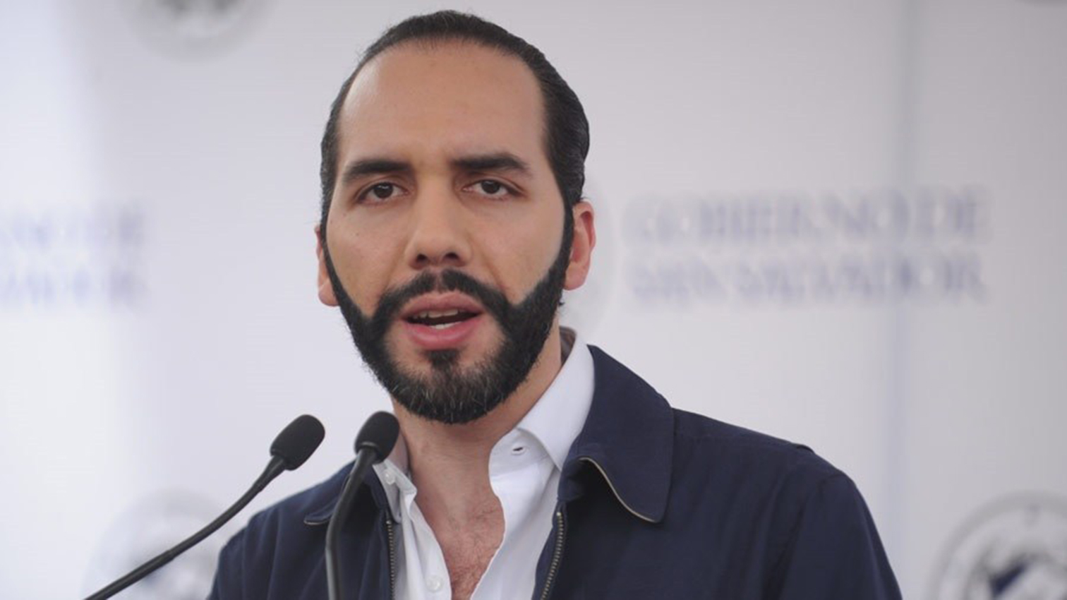 El presidente de El Salvador, Nayib Bukele.