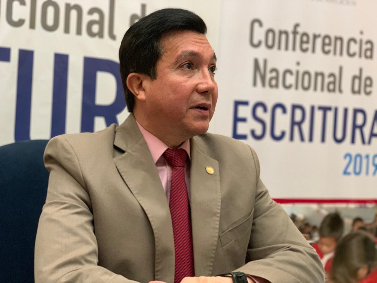José Moreno, viceministro de Educación.