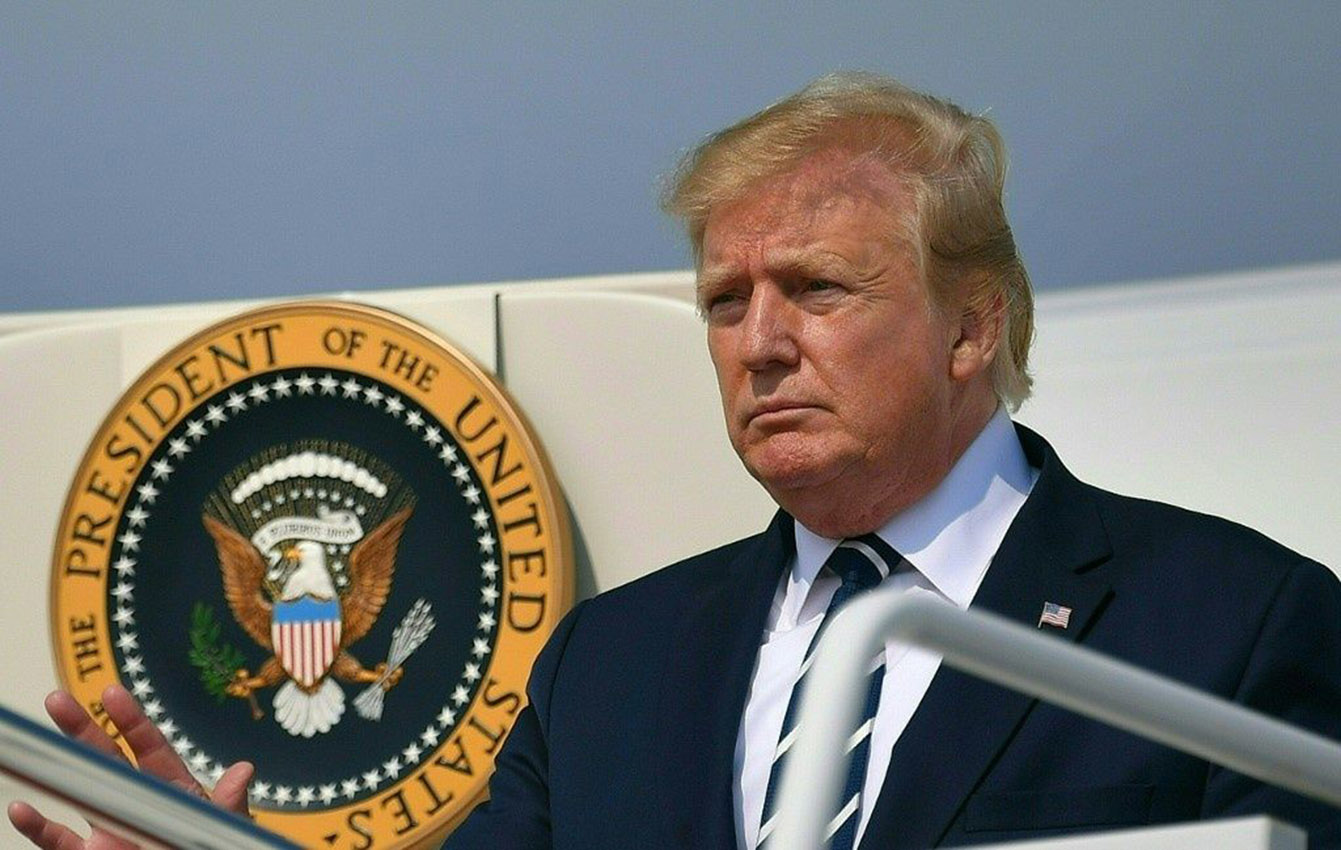 El presidente de los Estados Unidos, Donald Trump, afirma que "totalmente falso", el reporte anunciado por Irán