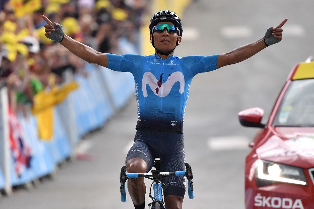 Quintana vence en la etapa 18