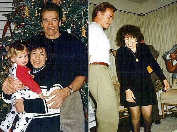 Arnold Schwarzenegger y Mildred Baena