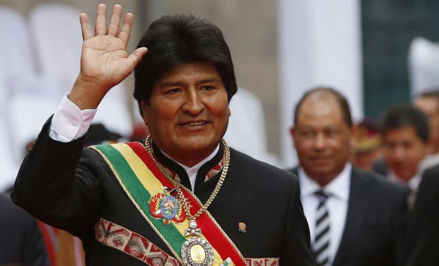 El presidente de Bolivia Evo Morales