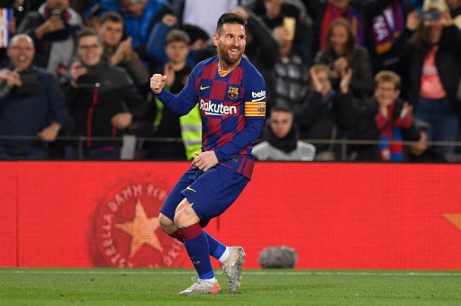 Messi anota triplete en la goleada del Barcelona al Celta de Vigo