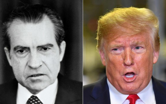 Trump y Nixon 45 años depués un presidente republicano enfrenta juicio político