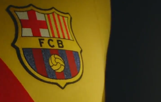 La Senyera presente en el nuevo uniforme del Barcelona