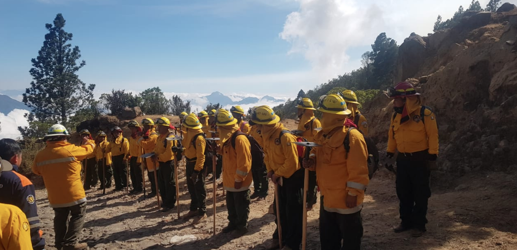 Incendio en Volcán de Tajumulco