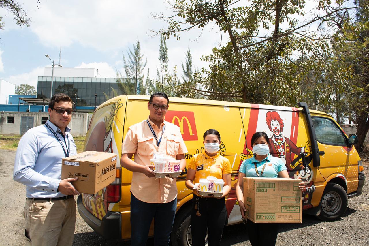 Donativo alimento servidores públicos Villa Nueva