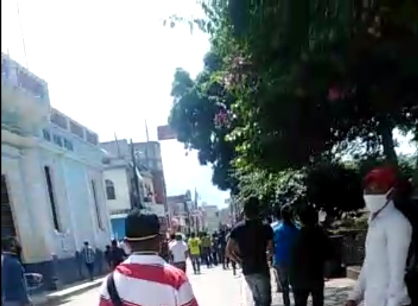 VIDEO Disturbios en San Idelfonso Ixtahuacán, Huehuetenango