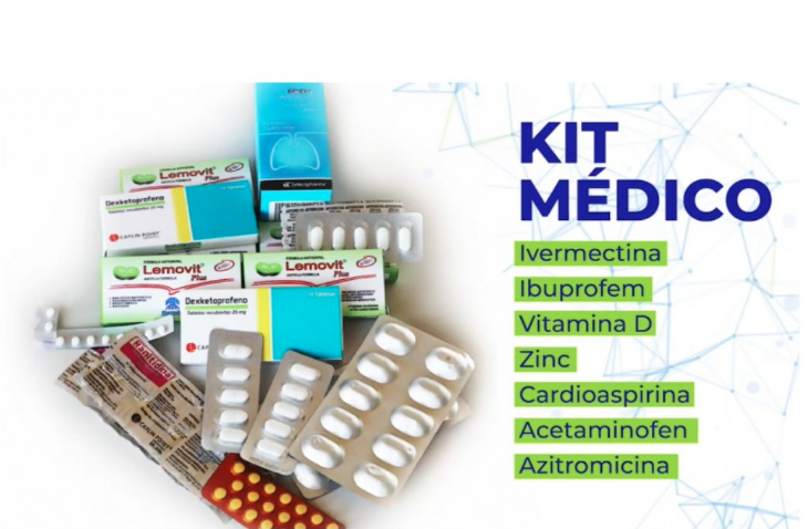 kit de medicamentos contra covid-19