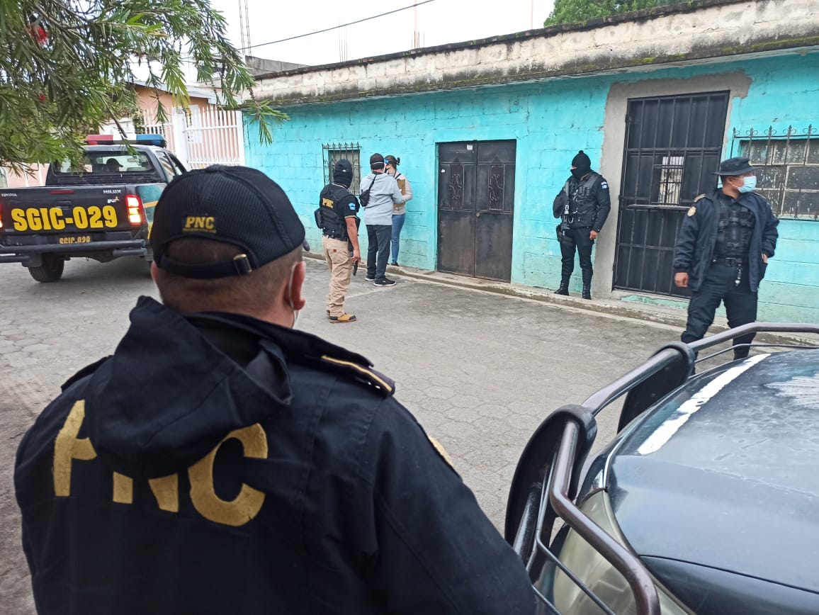 allanamientos en Parramos, Chimaltenango