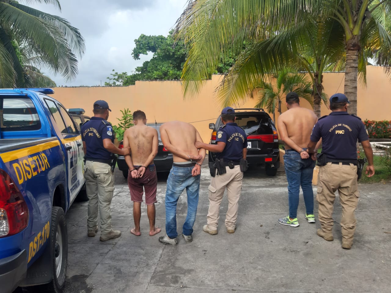 Varios hombres fueron detenidos en San José Escuintla