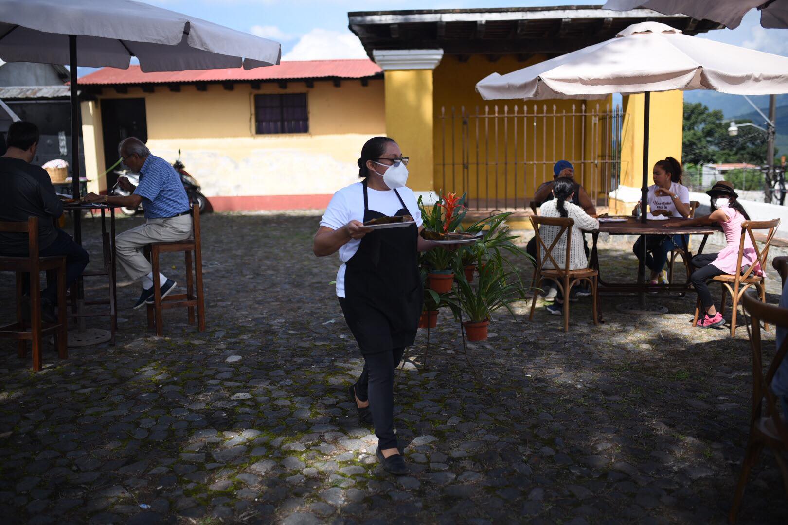 corredor gastronómico en San Juan Del Obispo, Antigua Guatemala