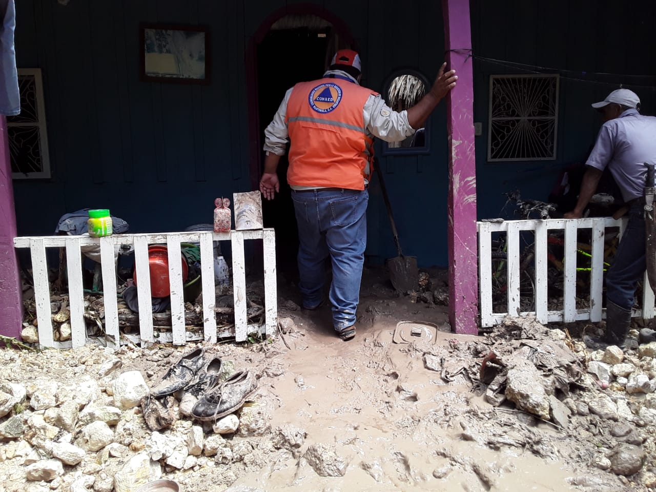 daños por lluvias en Petén