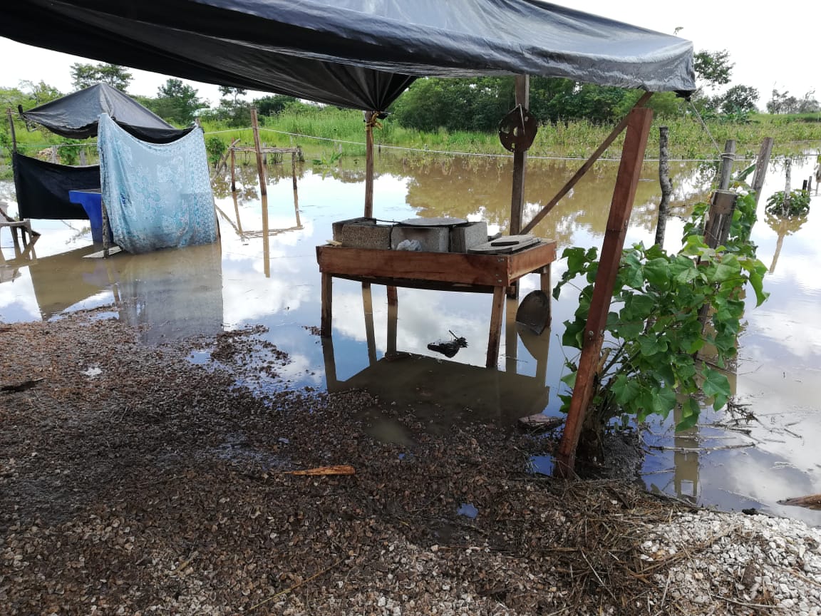 daños por lluvias en Petén