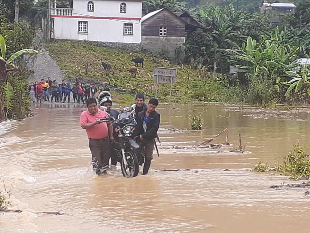 Inundaciones en San Juan Chamelco