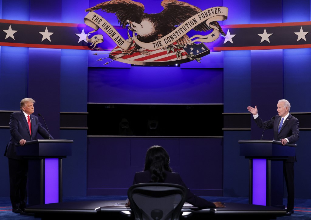 Segundo debate presidencial entre Donald Trump y Joe Biden