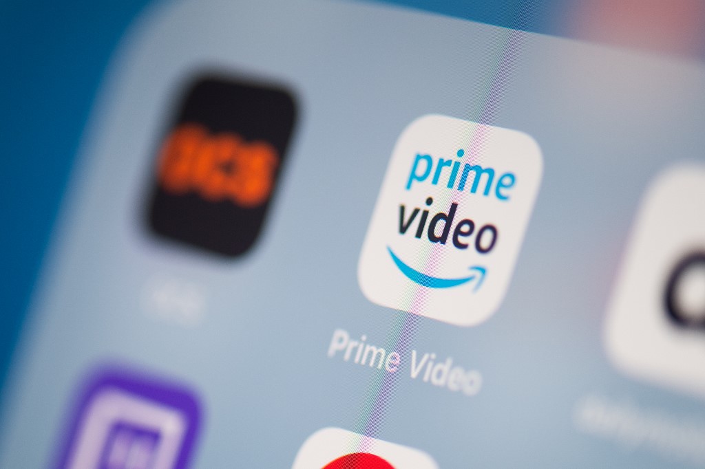 Amazon Prime Video en un smartphone