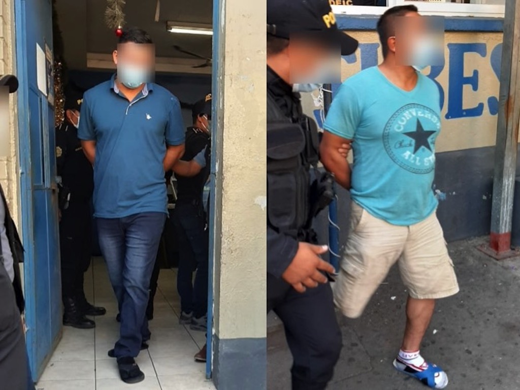 Elmer Leonel Orellana Monterroso y Melvin Florentín Pérez Vicente, agentes de la PNC, son capturados por violación.