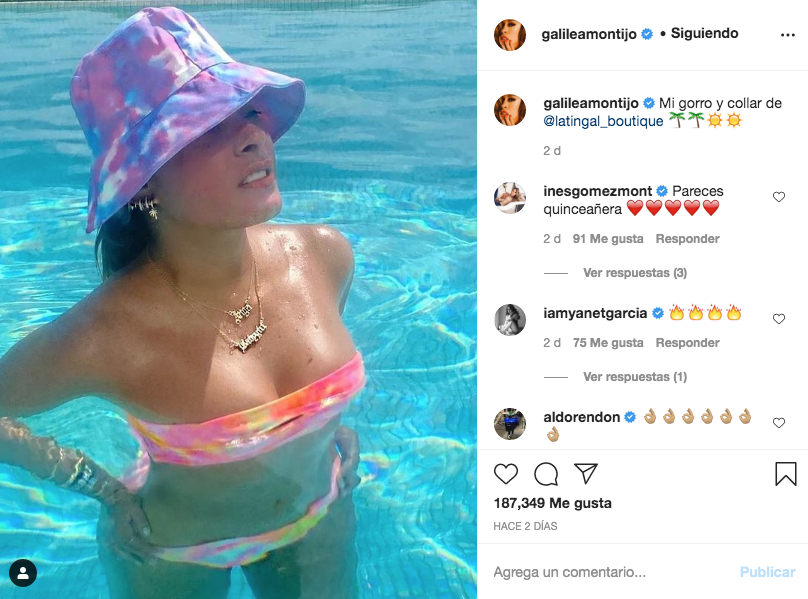 Galilea Montijo Y Su Sensual Foto En Estrecho Bikini Que Apenas Cubre Lo Necesario