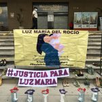 protesta justicia por Luz María del Rocío López Morales
