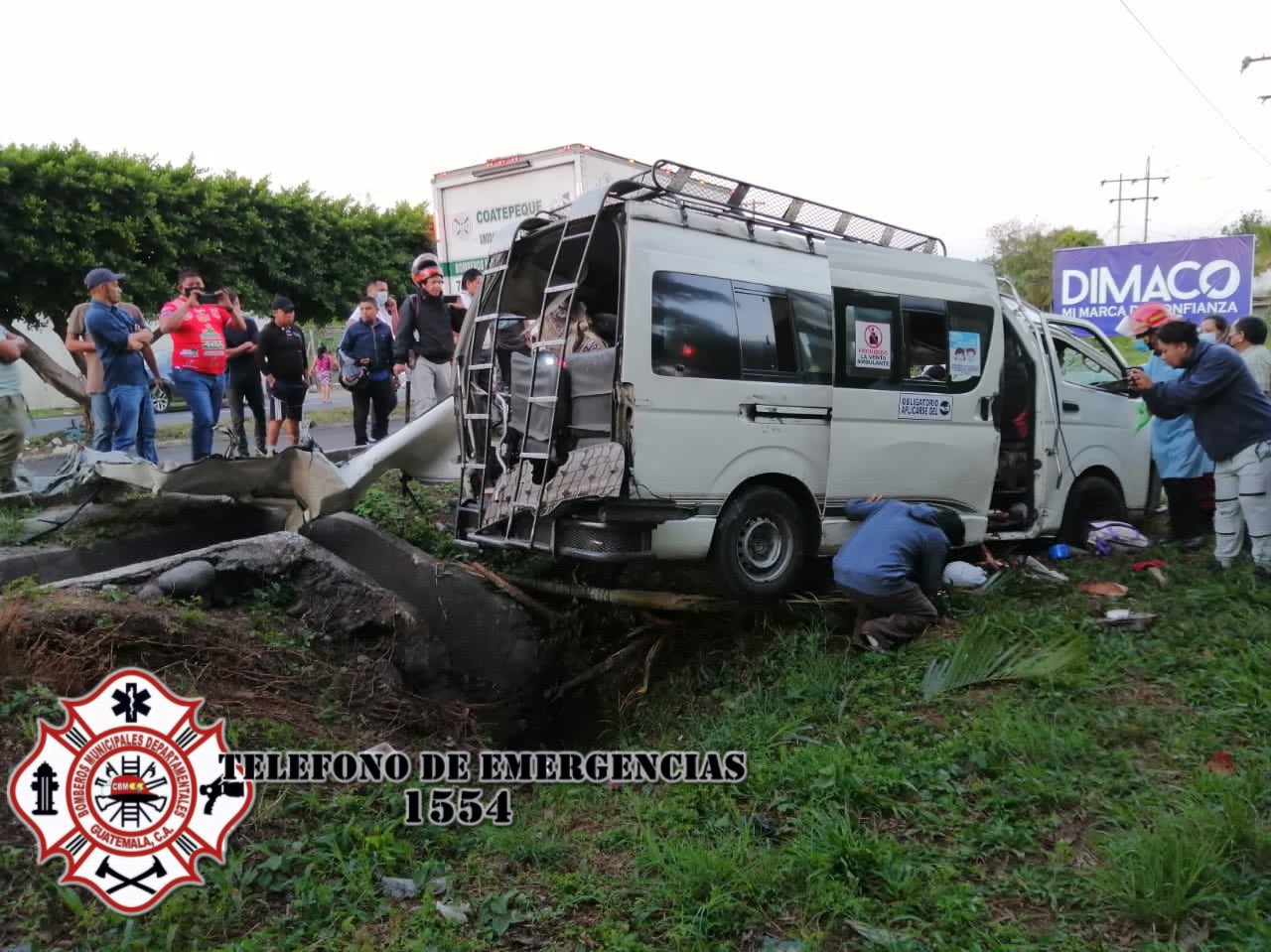 accidente de tránsito en Coatepeque, Quetzaltenango