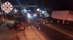 accidente de tránsito en Km. 50 de ruta Interamericana