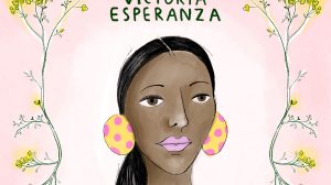 Caricatura de Victoria Esperanza Salazar, salvadoreña que murió a manos de policías en México