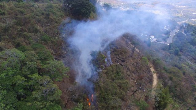 incendios forestales en Guatemala