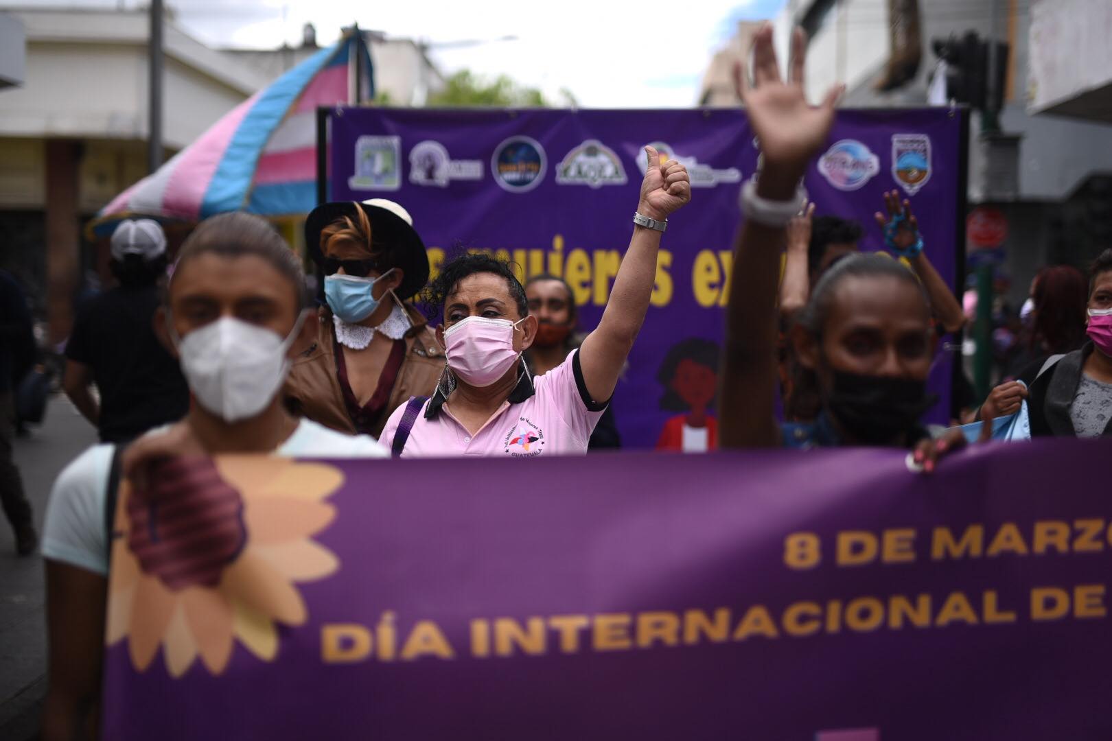 manifestaciones en la capital el 8 de Marzo, Día Internacional de la Mujer