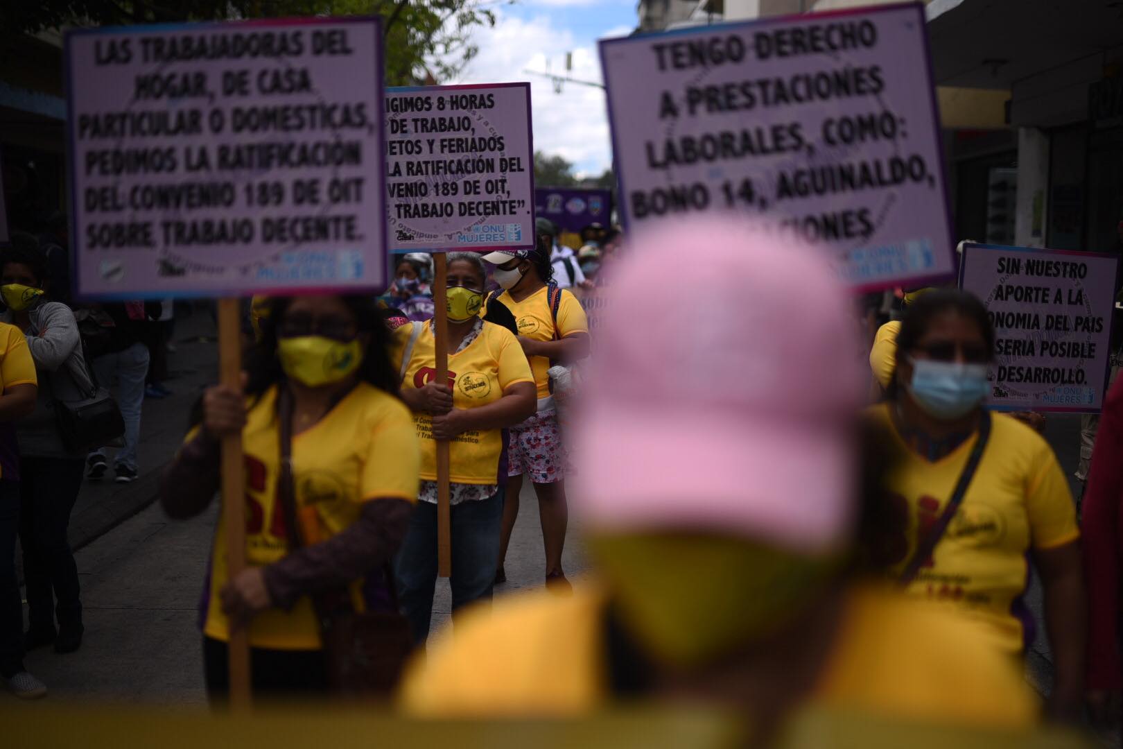 manifestaciones en la capital el 8 de Marzo, Día Internacional de la Mujer