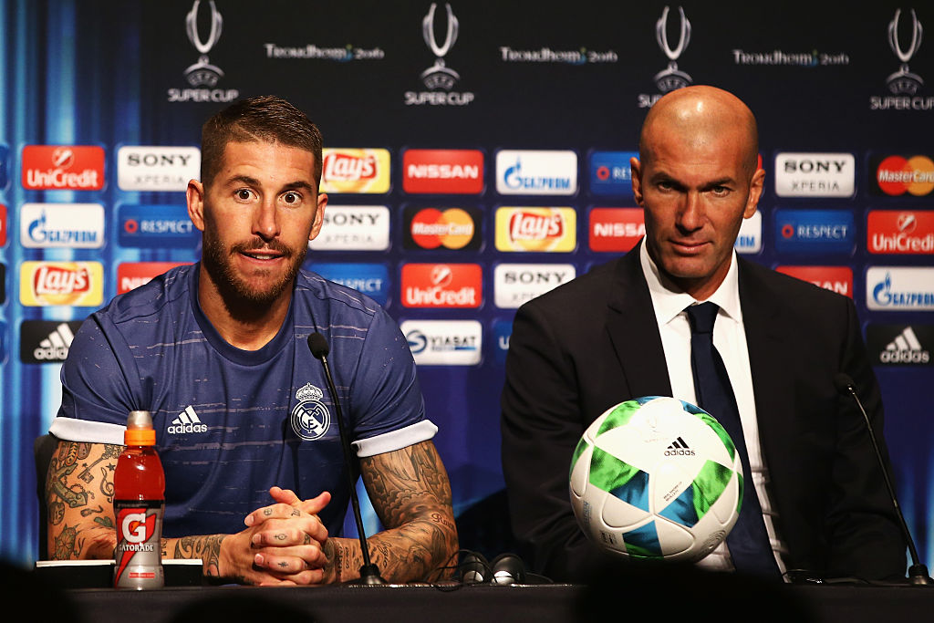 Zidane habla sobre lesión de Sergio Ramos