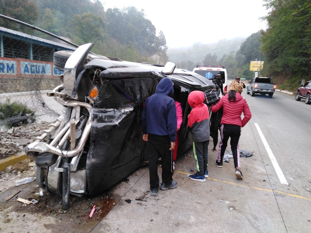 accidente de tránsito en Quiché