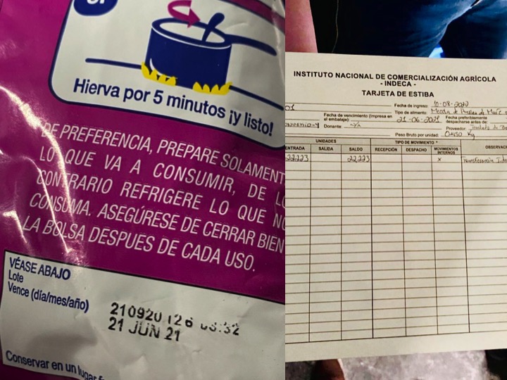 El gobierno de Guatemala adquirió alimentos para beneficiar los afectados por la pandemia en el área rural.