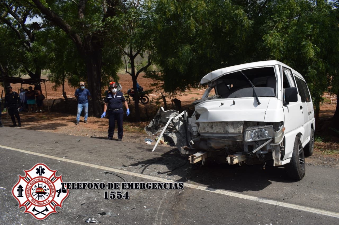 múltiple colisión en ruta al Atlántico, Usumatlán, Zacapa