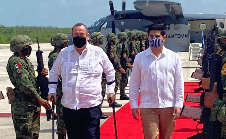 Presidente Alejandro Giammattei visita México