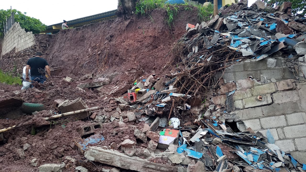 daños en escuela de Chiquimula por lluvias