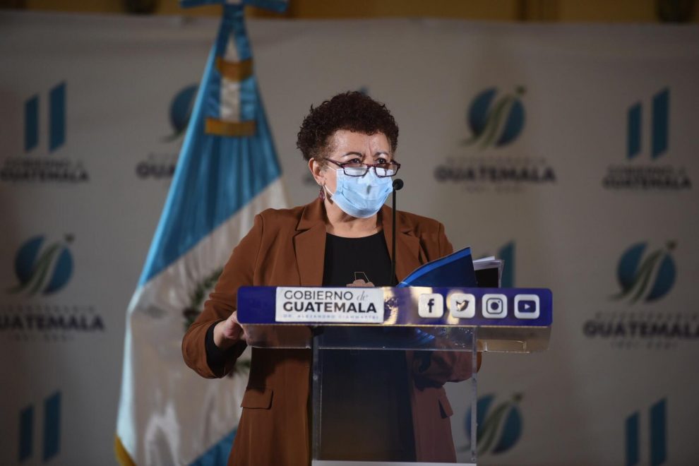 ministra de Salud, Amelia Flores