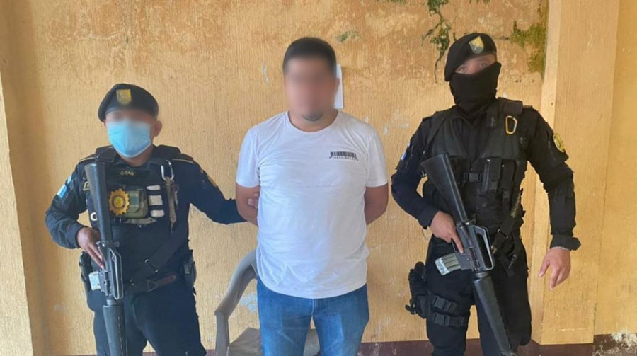 Mynor Gómez Lopez es capturado en San Marcos, sindicado de tráfico de drogas