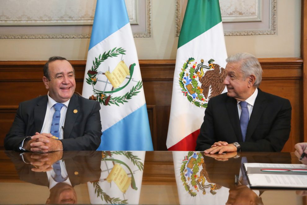 presidentes de Guatemala y México se reúnen para hablar de migración