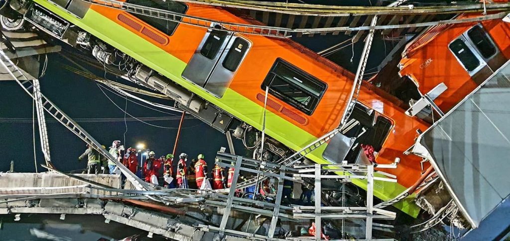 Accidente de metro en la Ciudad de México