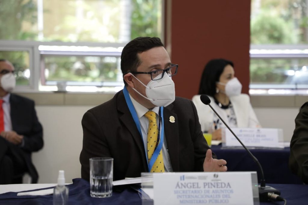 Ángel Pineda, secretario de Asuntos Internacionales del MP