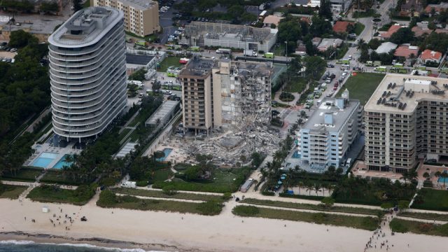Derrumbe de edificio en Miami