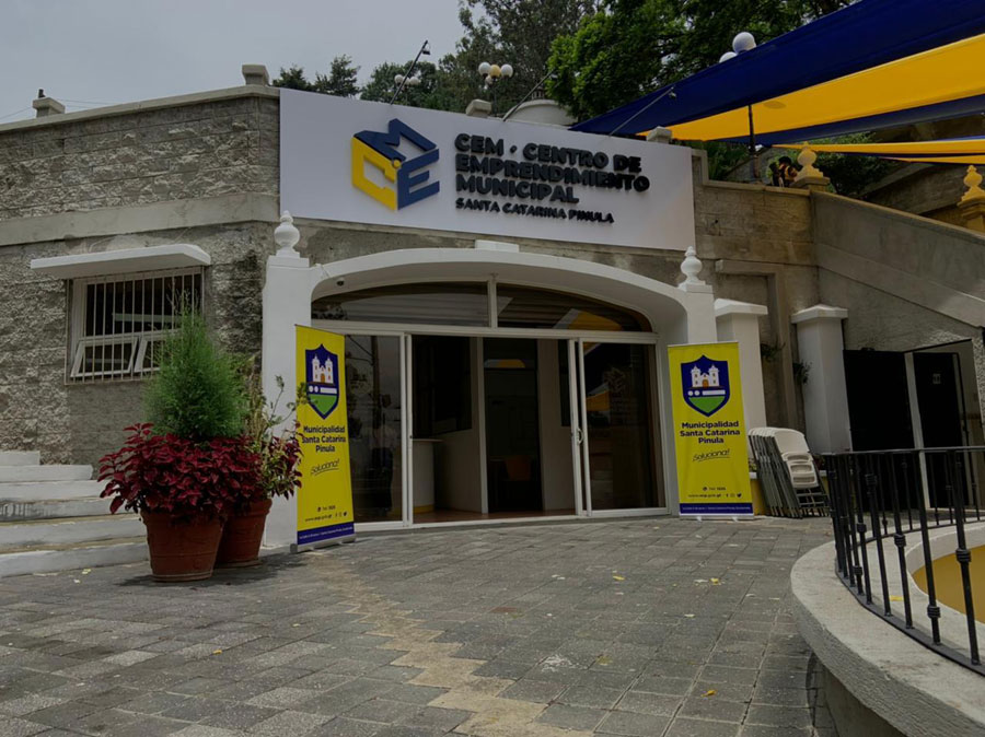 Inauguran el Centro de Emprendimiento Municipal en Santa Catarina Pinula